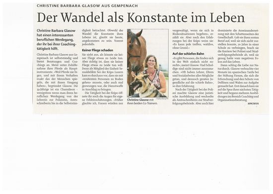 Der Wandel als Kostante im Leben